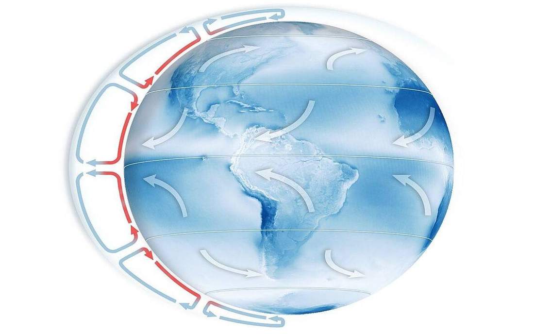 The ITCZ as a rain band from orbit.