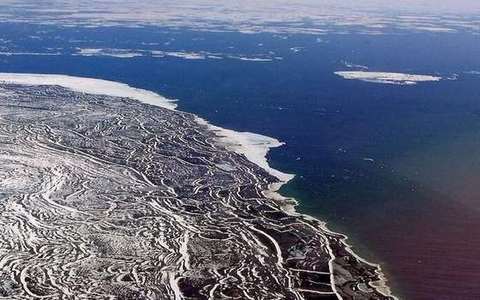 raised beach in the isostasy lab — a TERMS crop, not the glossary plate and not the lab cover.